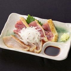 薩摩地鶏刺身2種盛り