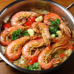 エビのガーリックソテー