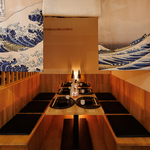 女子会でも、グループでの飲み会でもゆっくり楽しめる席仕様になってます！