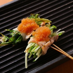 豚肉と水菜のおろしポン酢