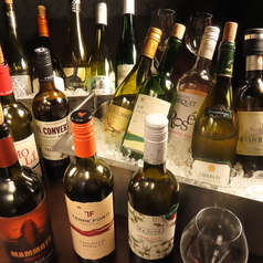 通常飲み放題に+500円でワインビュッフェ！！