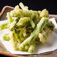 野沢菜の天ぷら