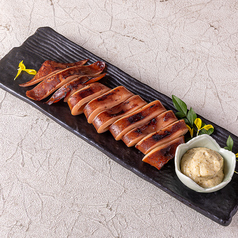 漬け焼きいかの山椒マヨ添え