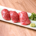 料理メニュー写真&nbsp;和牛肉寿司盛合せ