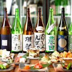 料理も日本酒も520円～と激安!!100種類の日本酒を堪能★