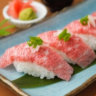 新鮮な肉寿司食べ放題をお楽しみください！