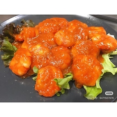 エビのチリソース炒め