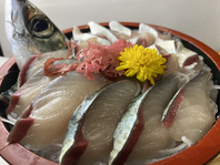 錦江湾の新鮮な魚にこだわる