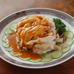 棒棒鶏 蒸し鶏ゴマソース