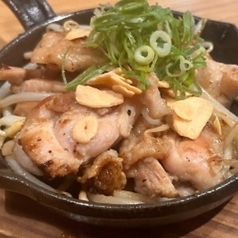 【新MENU】鶏のガーリック炒め