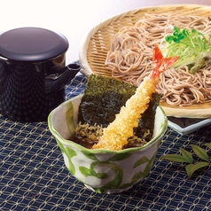 大海老天得盛つけそば