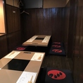 掘りごたつ席を2つ合わせて7名～最大10名様までご利用可能です。歓送迎会や宴席などにいかがでしょうか。