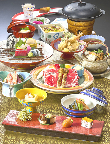 8/1〜9/28まで≪秋穫の恵み≫【松茸会席〜葵〜】全12品・7920円