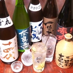 日本酒だけでなく焼酎も沢山取り揃えて居ります！