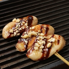 焼きバナナとカシューナッツ　チョコソース