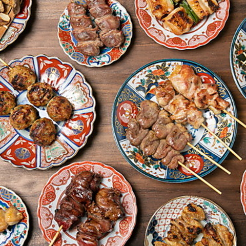 【JR大阪環状線天満駅(北側)より徒歩約5分】鮮度抜群！炭火焼き鳥　1本187円～