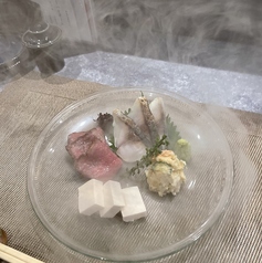 瞬間燻製の盛り合わせ
