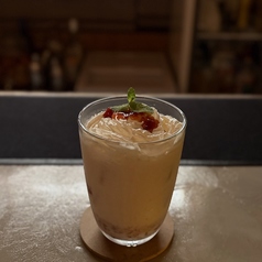 デザートカクテル「いちごミルク」の写真