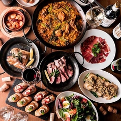 スペイン料理 メルカド デル プエルトのコース写真