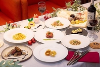 旬のお野菜とお肉など、こだわりのお料理をご提供