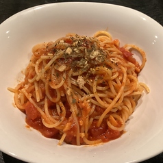 トマトガーリックパスタ
