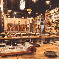 少人数はもちろん、大人数での集まりにも最適◎