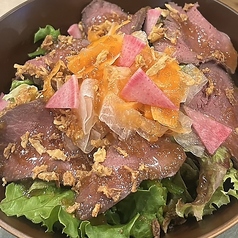 エゾ鹿肉のローストNaturalサラダ~山わさび香る和風ドレッシング~