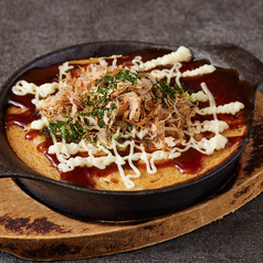 牡蠣の山芋とろろ鉄板～お好み焼き風～