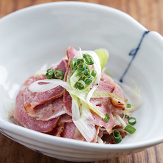 葱タン塩レモン和え