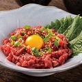 料理メニュー写真&nbsp;馬刺しユッケ