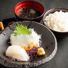 いか刺し定食