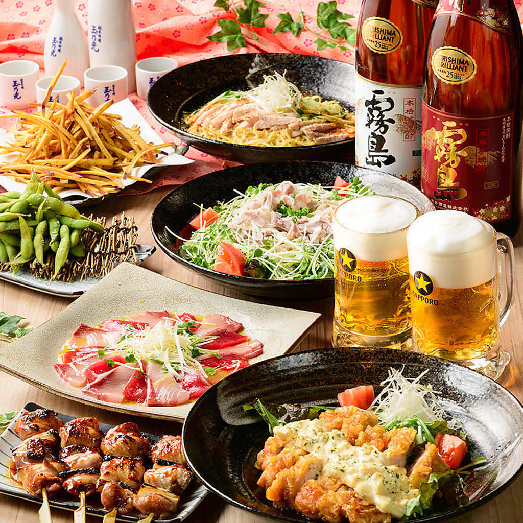 【幹事様必見！】各種宴会に◎飲放付人気メニューが詰まったコース4000円～