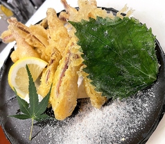 島らっきょう　天ぷら