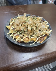 タコと豚バラのお好み焼き