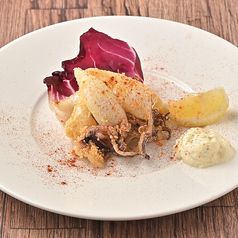 ヤリイカのセモリナフリット