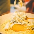 料理メニュー写真&nbsp;名物！しらすとカラスミのペペロンチーノ