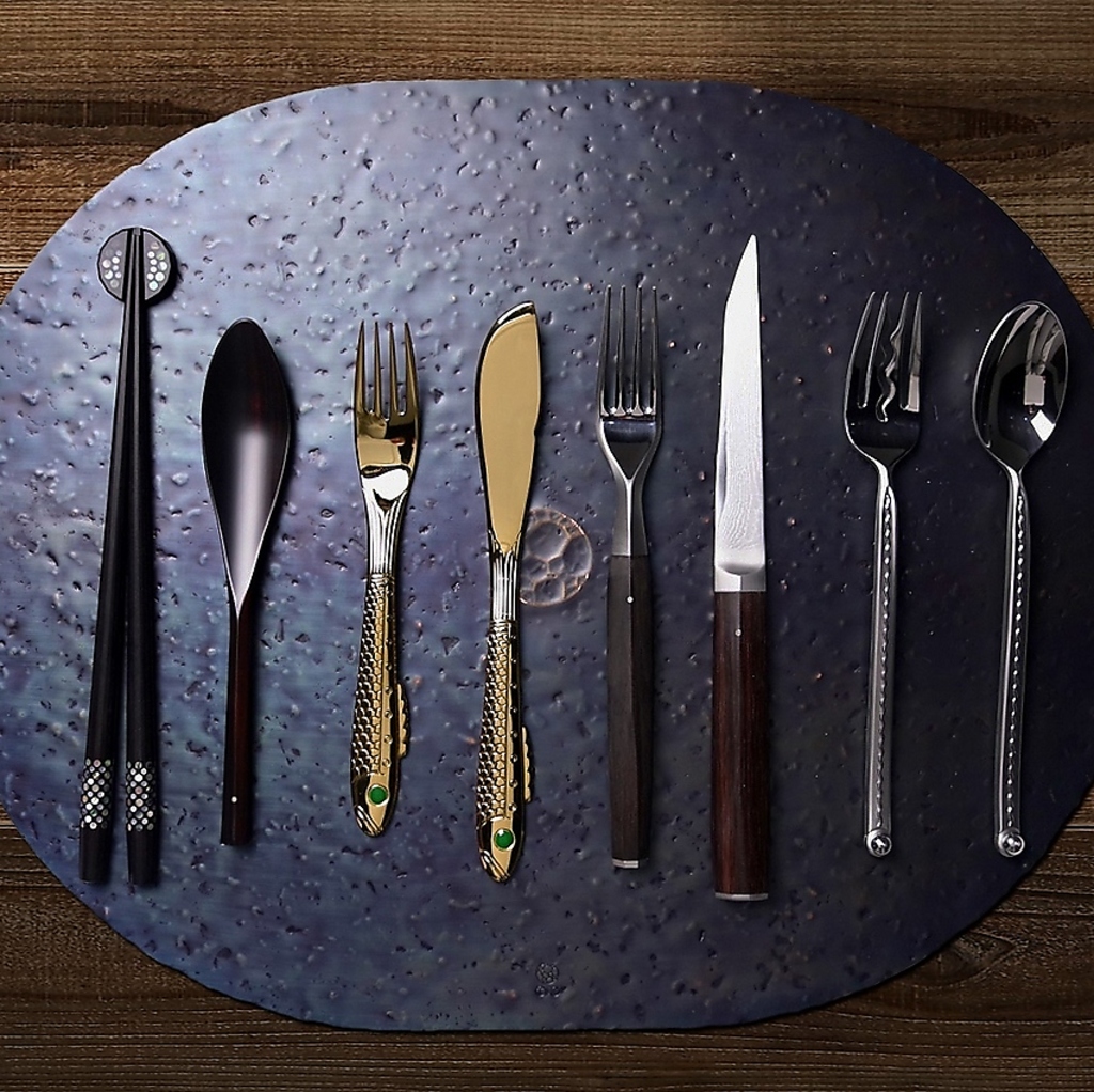 新潟・燕三条の金属洋食器をお楽しみいただけます。　　