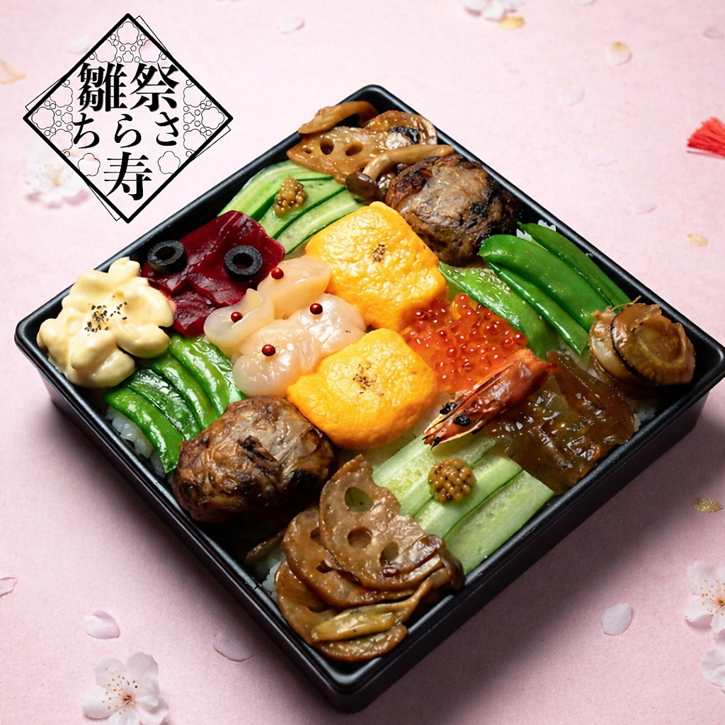 豪華1キロ！家族みんなが大満足。1口ごとに楽しめる「ちらさない寿司」　ご予約受付中