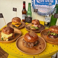 お得なランチセット！バーガーとサイドで大満足です◎