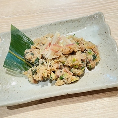 自慢の逸品！鯵のなめろう