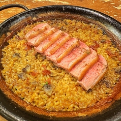 鴨肉のパエリア