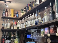 お酒のレパートリー豊富。