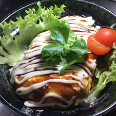 オムレツ丼