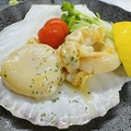 料理メニュー写真 帆立のガーリックバター焼き