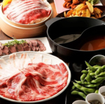 厳選のお肉を使用したこだわりの牛しゃぶ・豚しゃぶは旨みたっぷり♪是非ご堪能あれ!!