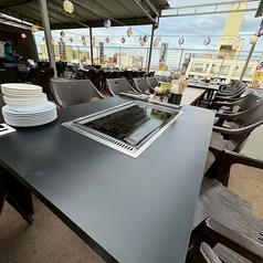 １テーブル６名様まで可能。グループ団体のお客様は人数に応じてお席をご用意いたします