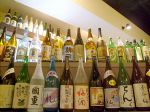 日本酒は四国の地酒のみで凱陣も常時取り揃え