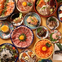 多彩な海鮮料理をご堪能