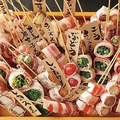 料理メニュー写真&nbsp;人気の肉巻き野菜串食放題