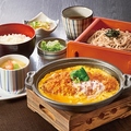 料理メニュー写真&nbsp;かつ鍋定食 お得な茶碗蒸し付